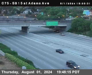 SB 15 at Adams Ave (On Ramp)