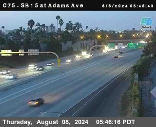 SB 15 at Adams Ave (On Ramp)