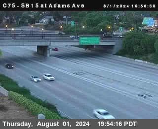 SB 15 at Adams Ave (On Ramp)