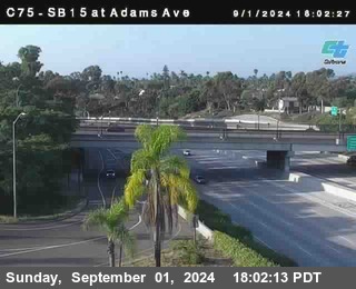 SB 15 at Adams Ave (On Ramp)