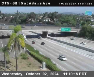 SB 15 at Adams Ave (On Ramp)