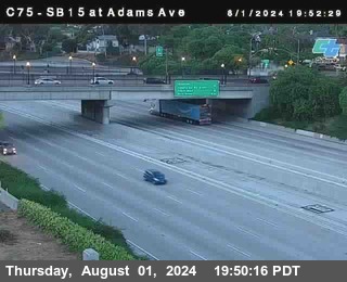 SB 15 at Adams Ave (On Ramp)