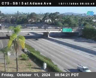 SB 15 at Adams Ave (On Ramp)