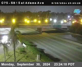 SB 15 at Adams Ave (On Ramp)