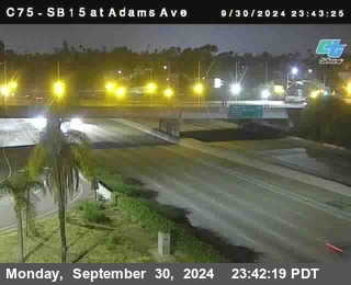 SB 15 at Adams Ave (On Ramp)