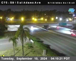 SB 15 at Adams Ave (On Ramp)