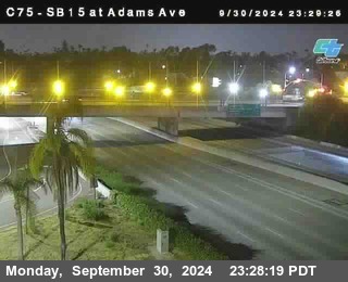 SB 15 at Adams Ave (On Ramp)