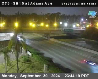 SB 15 at Adams Ave (On Ramp)