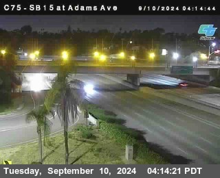 SB 15 at Adams Ave (On Ramp)