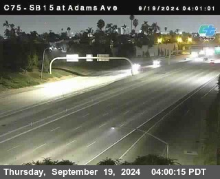 SB 15 at Adams Ave (On Ramp)