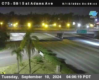 SB 15 at Adams Ave (On Ramp)