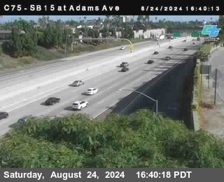 SB 15 at Adams Ave (On Ramp)