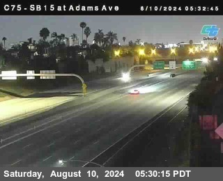 SB 15 at Adams Ave (On Ramp)