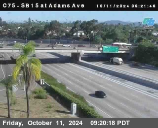 SB 15 at Adams Ave (On Ramp)