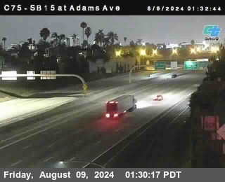 SB 15 at Adams Ave (On Ramp)