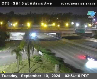 SB 15 at Adams Ave (On Ramp)