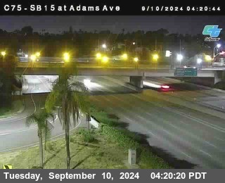 SB 15 at Adams Ave (On Ramp)