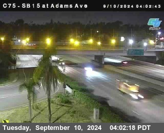 SB 15 at Adams Ave (On Ramp)