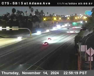 SB 15 at Adams Ave (On Ramp)