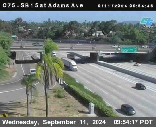 SB 15 at Adams Ave (On Ramp)