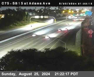 SB 15 at Adams Ave (On Ramp)