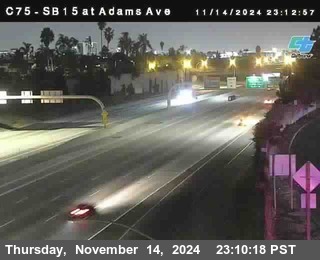 SB 15 at Adams Ave (On Ramp)