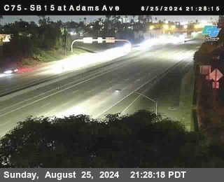 SB 15 at Adams Ave (On Ramp)