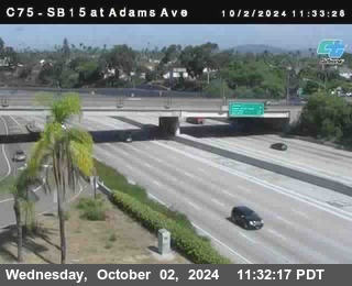 SB 15 at Adams Ave (On Ramp)