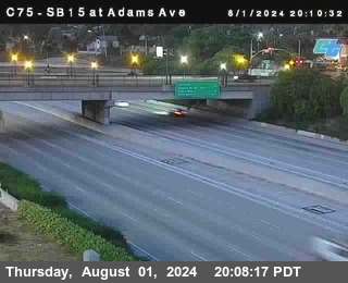 SB 15 at Adams Ave (On Ramp)