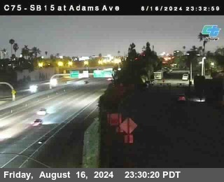 SB 15 at Adams Ave (On Ramp)