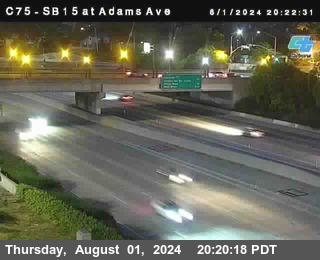 SB 15 at Adams Ave (On Ramp)