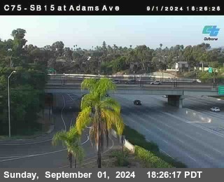 SB 15 at Adams Ave (On Ramp)