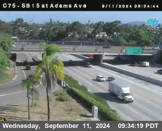 SB 15 at Adams Ave (On Ramp)