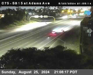 SB 15 at Adams Ave (On Ramp)