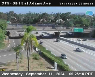 SB 15 at Adams Ave (On Ramp)