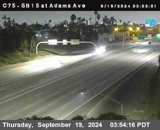 SB 15 at Adams Ave (On Ramp)