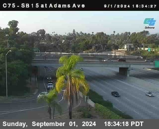 SB 15 at Adams Ave (On Ramp)