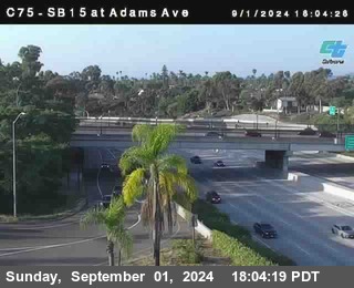 SB 15 at Adams Ave (On Ramp)