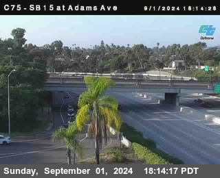 SB 15 at Adams Ave (On Ramp)