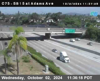 SB 15 at Adams Ave (On Ramp)