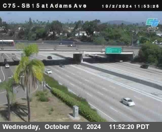 SB 15 at Adams Ave (On Ramp)