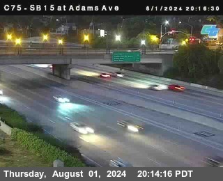 SB 15 at Adams Ave (On Ramp)