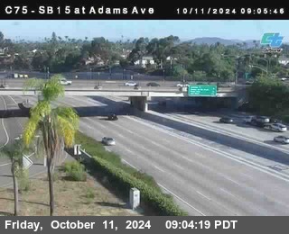 SB 15 at Adams Ave (On Ramp)