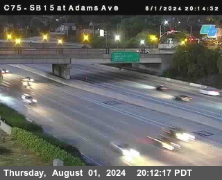 SB 15 at Adams Ave (On Ramp)