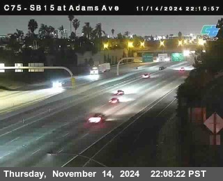 SB 15 at Adams Ave (On Ramp)