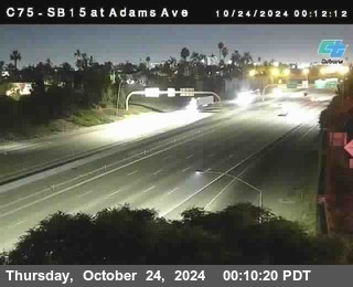 SB 15 at Adams Ave (On Ramp)