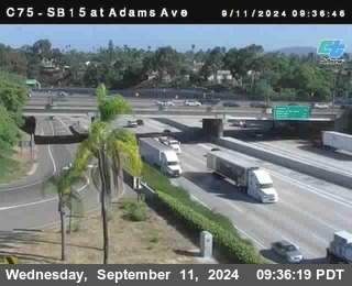 SB 15 at Adams Ave (On Ramp)