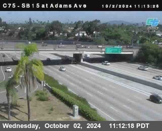 SB 15 at Adams Ave (On Ramp)