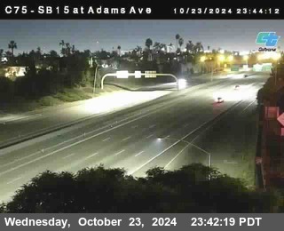 SB 15 at Adams Ave (On Ramp)