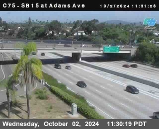 SB 15 at Adams Ave (On Ramp)